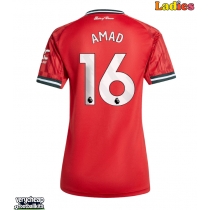 Manchester United Amad Diallo #16 Replica Home Shirt Ladies 2025-26 Short Sleeve